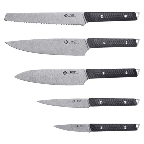 sagga Chef Knife Set Kitchen Knives 6-Piece Sandvik Kitchen Knife