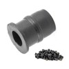 aqxreight - M5 Rubber Nuts Black 5mm Metric Motorcycle Windshield