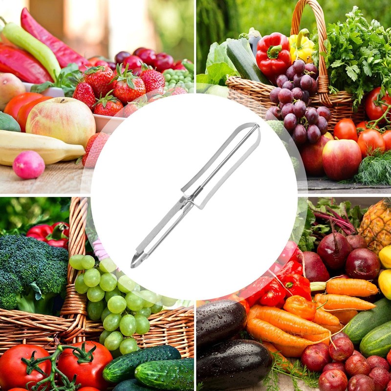 Vegetable Peelers for Kitchen,Stainless Steel Peeler Vegetable Slicer | Multifunctional