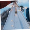 Kisangel 3sets Hanging Bear Bell Metal Camping Bell Loud for