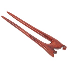 SAFIGLE Elegant Cat Hair Stick for Women Vintage Wooden Hair Fork for Lightweight Comfortable Hairpin for Updos Parties Weddings Oriental Charm Hair Accessory