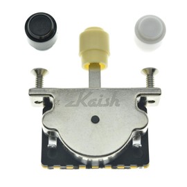 KAISH Heavy Duty 3 Way Guitar Pickup Lever Switch Pickup Selector Switch for Strat Tele with 3x Plastic Barrel Tips