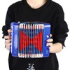 Mini Accordian, Kids Piano Percussion Accordion Musical Toy, Eco-Friendly Blue