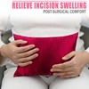 Washable Silky Satin Tiny Hysterectomy Pillow with Removable Pillowcase Smooth