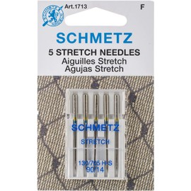 Euro-Notions Schmetz Stretch Machine Needles, Size 14/90 5/Pkg