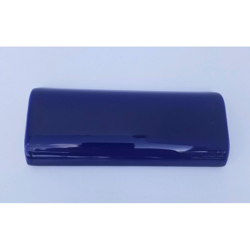 Double Bullnose Cap Tile (Cobalt)
