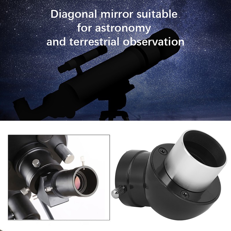45 Degrees Round Angle Diagonal Mirror 1.25 Inch Interface Astronomical
