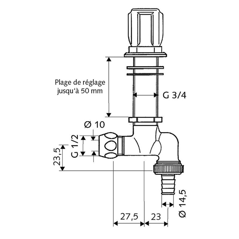 Schell Comfort Kitchen Sink Mixing Valve 035000699