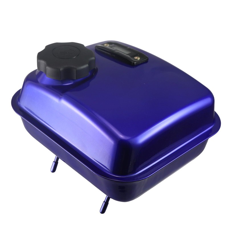 Fuel Tank for Predator Honda GX160 GX200, Metallic Blue w/Gauge