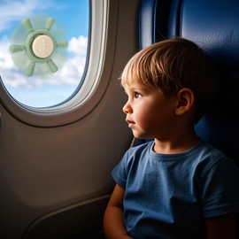 Socub Silicone Suction Cup Spinner Toy | Spinning Tops for Kids 1-3 | Airplane Car Travel Table Highchair & Window Toys for Babies 12-18 Months |Toddler Sensory Bath Toys for 1 2 Year Old