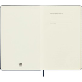 Moleskine Classic Pocket Notebook, sapphire large