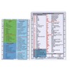 Crystal Pilot Aviation Acronym Placard with Sectional and WAC Scale