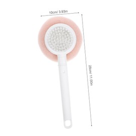 NOLITOY Bath Brush for Back Bristle Body Scrubber Bath Supplies Bathroom Back Scrubber