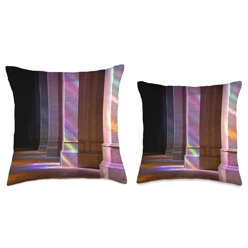 Carpe Cranium Cathedral Light, Color from Stained Glass Falling on