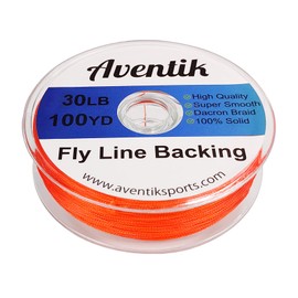 Aventik Fly Line Backing (Orange, 20LB,100YARD)