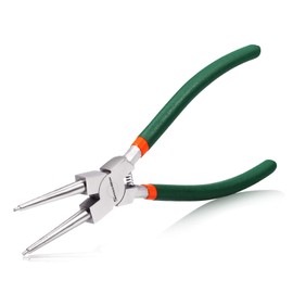 SPEEDWOX Snap Ring Pliers, Straight for Holes, 8.8 inches (223 mm), C-Ring Pliers, For Attaching and Removing C-Shaped Snap Rings, Ring Removal Tool