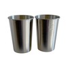Stainless Steel Half Pint Cups, Set of 2, 284ml, Camping