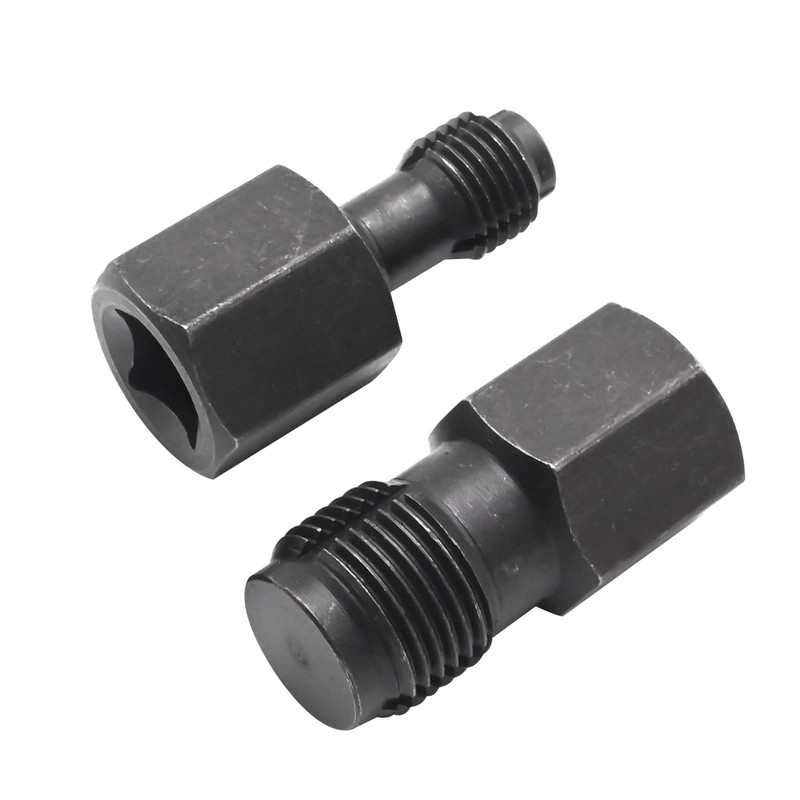 JUUDDENPARTS 2Pcs Oxygen Sensor Socket Thread Chasers Set, Black Oxygen