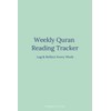 Weekly Quran Reading & Reflection Tracker: Log & Reflect Every