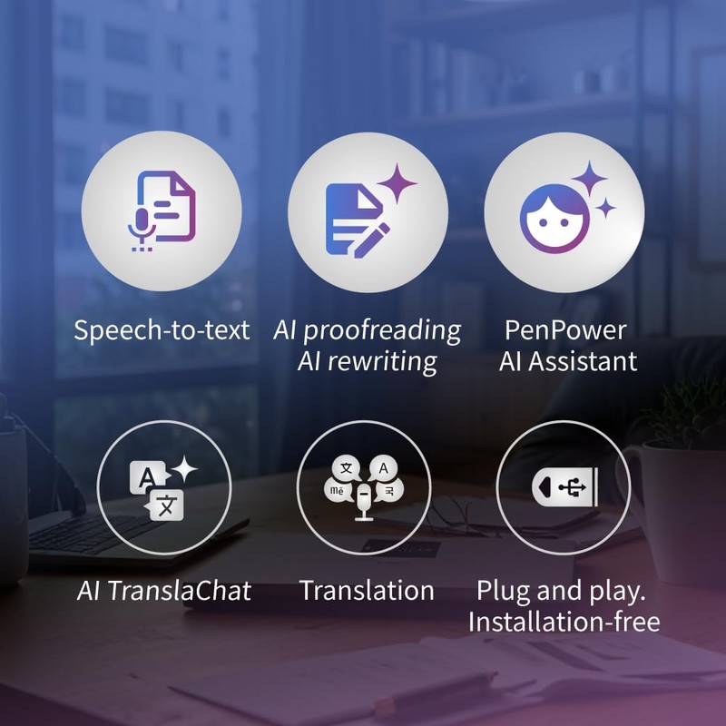 AI VoiceWriter — Speech-to-Text Transcription Solution for Win/Mac, A USB