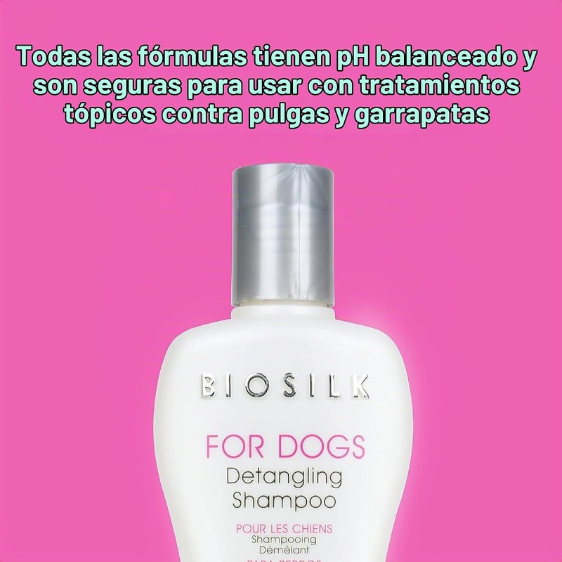 BioSilk for Dogs Silk Therapy Detangling Dog Shampoo