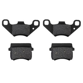 KAMIER Brake Pads for 98cc 100cc 2.8hp Coleman CK100 SK100 CK100-S RTK100 196cc 200cc 212cc 6.5hp KT196 CK196 GK200 BK200 RTK200 Go Kart 150cc Hammerhead Mudhead TrailMaster Go Kart Cart Parts（2 Pcs）