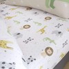 Catherine Lansfield Kids Roarsome Animals Single Fitted Sheet White