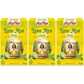 (3 PACK) - Yogi Tea - Lime Mint | 17 Bag | 3 PACK BUNDLE