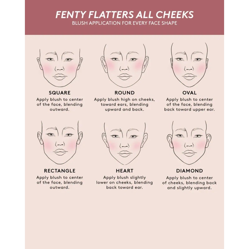 Fenty Beauty Cheeks Suede Powder Blush Tono Del Maquillaje Riri