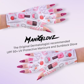 ManiGlovz The Original UPF 50+ guante de protección UV - pavo real