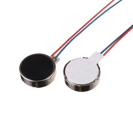 BOJACK 20PCS Mini Vibration Motors DC 3V 12000rpm 10mmx3mm Flat Coin Button-Type Micro DC Vibrating Motor for Mobile Cell Phone Pager Tablet Household Appliances