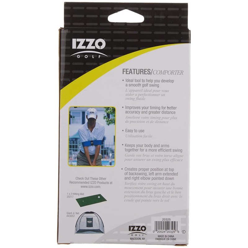 IZZO Golf Smooth Swing, Blue, Large (20325)