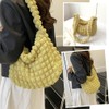 Neueins Popcorn Bag Tote Bag Waffle Textured Quilted Cute Ladies