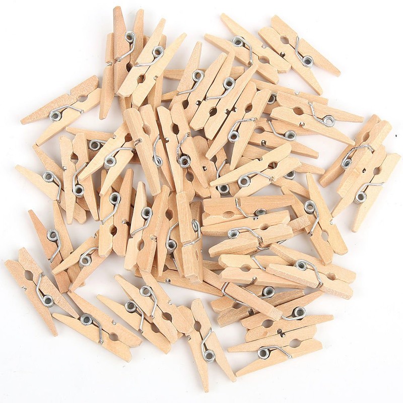 Kids B Crafty Mini Pegs, Mini Pegs for Photos, Mini