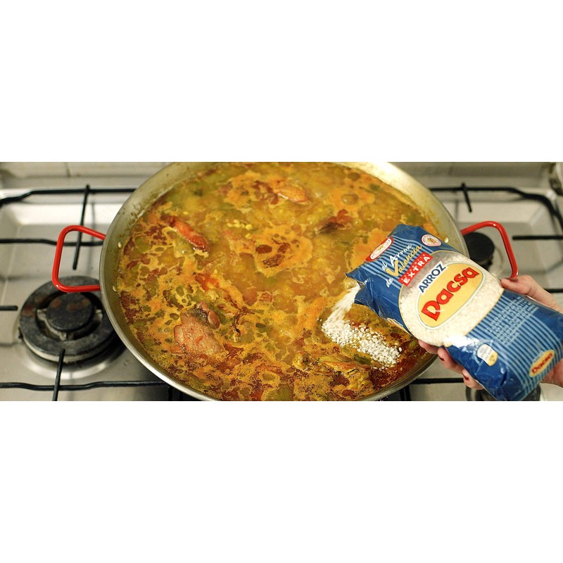 Dacsa Round Rice for Paella Extra 1Kg (Valencia, Pack of
