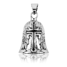 Biker Guardian Bell Motorcycle Bell Motorcycle Bell Lucky Charm Guardian Bell Biker Bell Motorcycle Guardian Angel Bell Stainless Steel Motorcycle Bell Protection Symbol for Motorcyclists