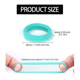 Small Hair Bobbles Colourful Pack of 200 Hair Scrunchies Girls Elastic Bobbles Ponytail Elastic Band Mini Hair Band for Baby Toddlers Girls