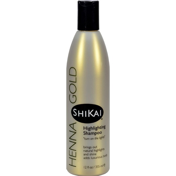 ShiKai Henna Gold Highlighting Shampoo, 12 Ounce - 6 per case.