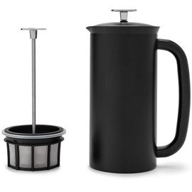 ESPRO P7 French Press - Double Walled Stainless Steel Insulated Coffee and Tea Maker (Matte Black, 18 Ounce)