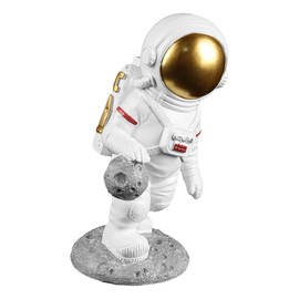WANGCL Astronaut Statues, Astronaut Figurine Sculpture Spaceman Statue Desktop Accessories Kids Boys Bedroom Decor Astronaut Themed Decoration Ornament, #3