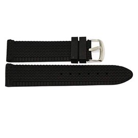 24MM Black Soft Rubber Silicone TIRE Tread Racing Band