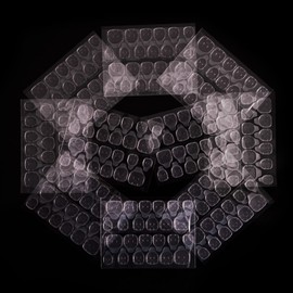 Coolnail 240pcs (10 Sheets) Adhesive Tabs Press on Nail Jelly Sticker Waterproof Breathable Glue Tabs Double-Sided Super Sticky Fake Nail Glue Pink Stickers Transparent Flexible for Manicure