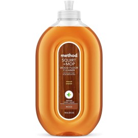 Method Hardwood Floor Cleaner, Almond Scent – 25 oz Squirt + Mop Bottle (1-Pack)