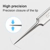 ALXBSONE Blackhead Remover Set of 8 Comedone Extractor Tools Stainless