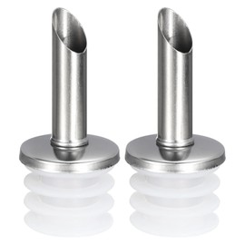 uxcell Stainless Steel Bottle Pourers, 2Pcs Olive Oil Spout, Wine Pourers Liquor Pour Spouts for Pours Liquid, Olive Oil, Wine, Vinegar, Most Liquor Bottles (White)