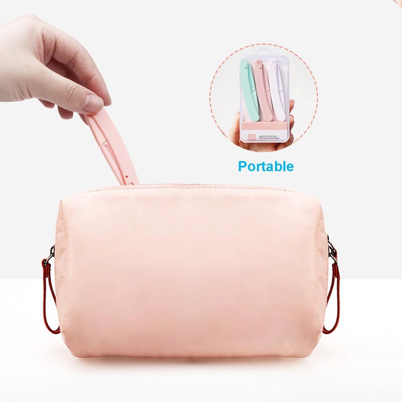 Eyebrow Razor for Women 3 Pieces + 10 Replacement Blades,