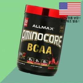Allmax Aminocore BCAA Amino Acid BACC Watermelon Watermelon 0.76 lbs 345g AMINOCORE Watermelon 0.76 lbs / 올맥스 아미노코어 BCAA 아미노산 BACC 수박 워터멜론 0.76파운드 345g AMINOCORE Watermelon 0.76lbs