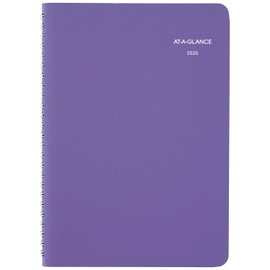 AT-A-GLANCE 2025 Appointment Book Planner, Weekly & Monthly, 5-1/2" x 8-1/2", Small, Beautiful Day, Lavender (938P-200-25)