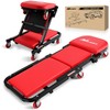 Nilight 40" Z Creeper - 2-in-1 Folding Rolling Mechanic Seat,