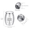 CREATCABIN Small Keepsake Urns with Tree of Life, Mini Urn